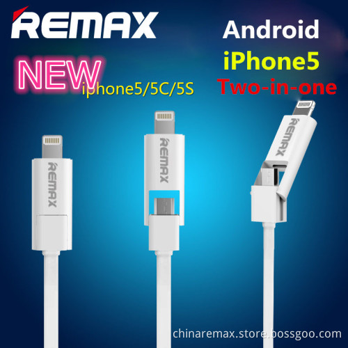 Remax New Design Two in One Data Cable